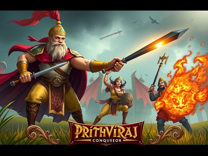 Prithviraj Mace Conqueror game battle scene